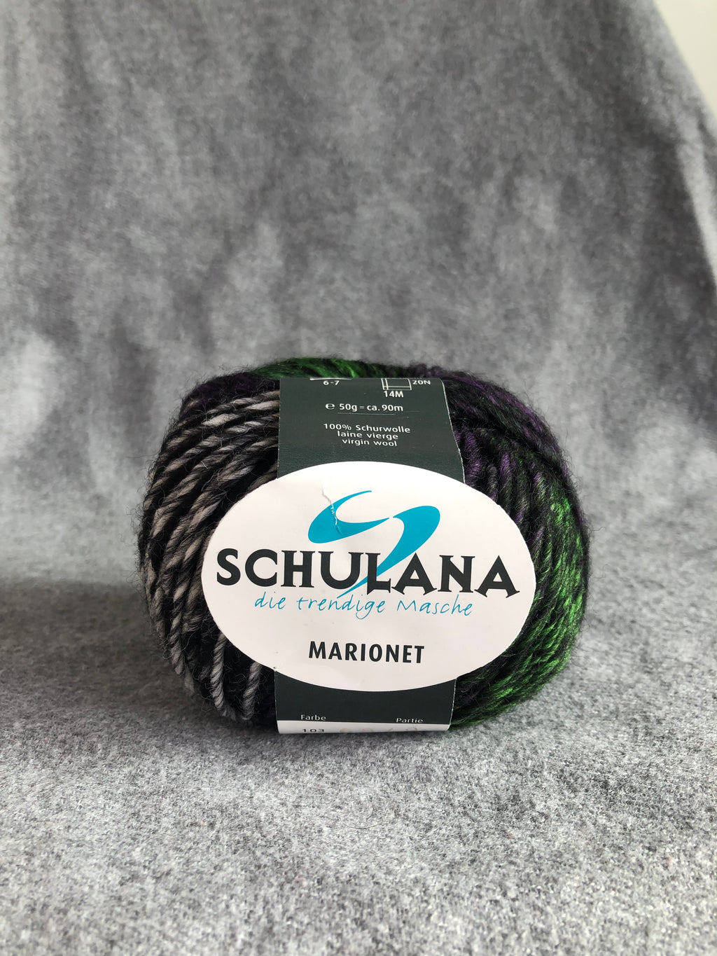 Premium marionet do czapek unikalny print Zielono-czarno-biały