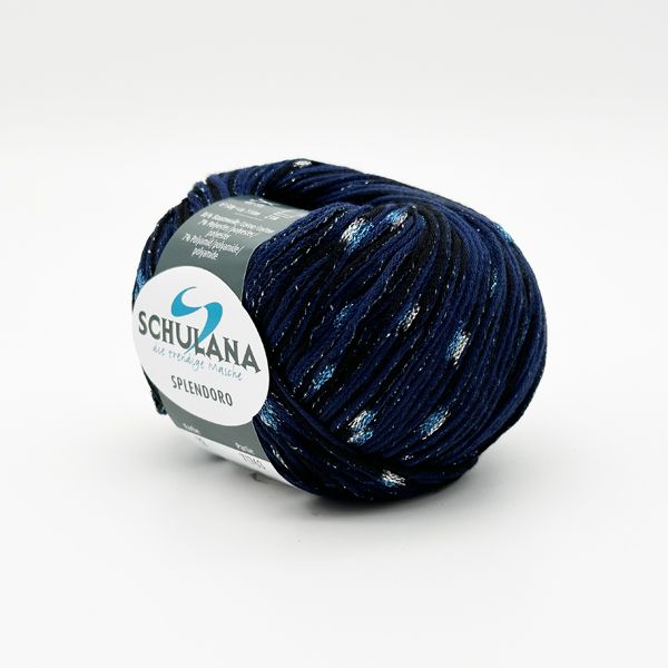 Lekka mieszanka bawełna przewiewna na topy 110m Ciemnoniebieski kolor